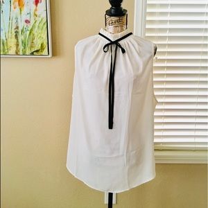 WhoWhatWear sleeveless with ribbon